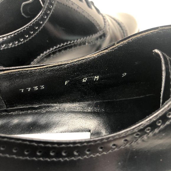 Mario Bruni Black Capped Oxfords Hand Made main image 5